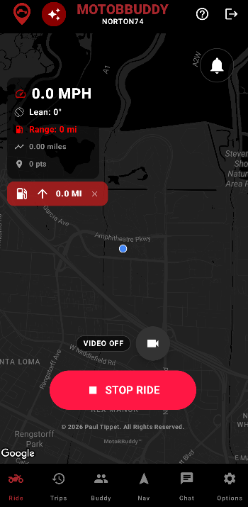 Live Ride Tracking